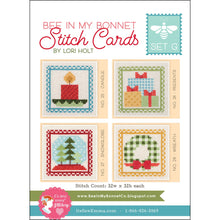 Bee in My Bonnet Stitch Cards Set G