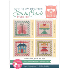 Bee in My Bonnet Stitch Cards Set I