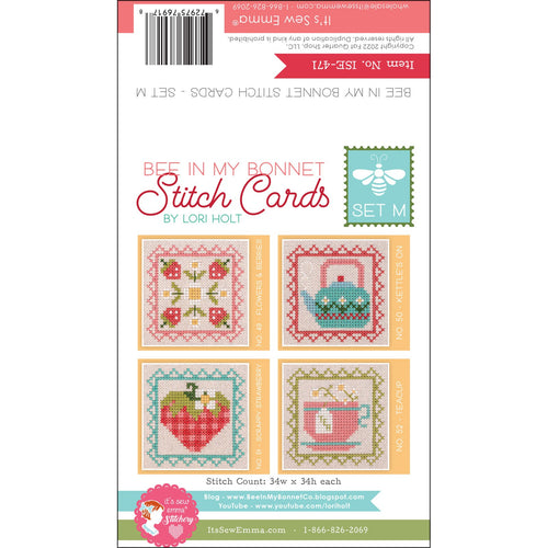 Bee in My Bonnet Stitch Cards Set M