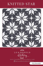 Knitted Star Pattern by Lo & Behold Stitchery