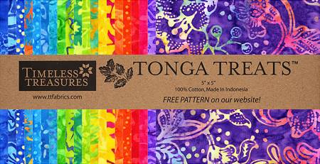 Tonga Batik Gumdrop, 5in Squares