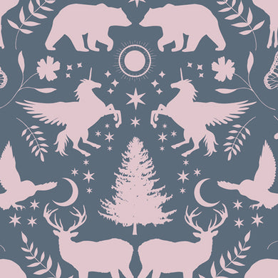 Mystical Land Mirror Lake Rose by Maureen Cracknell for Art Gallery Fabrics