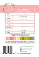 Pineberry Quilt Back