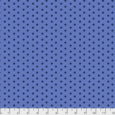 Tula Pink True Colors Hexy Deep Sea Freesprit Fabrics