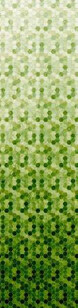 Green Honeycomb Ombre Digital Print