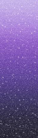 Purple Glitz & Glam Gradient Glitter Print by Hoffman Fabrics quilting cotton