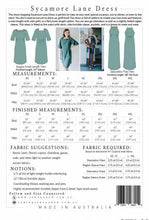 Sycamore Lane Dress Sew to Grow Back View