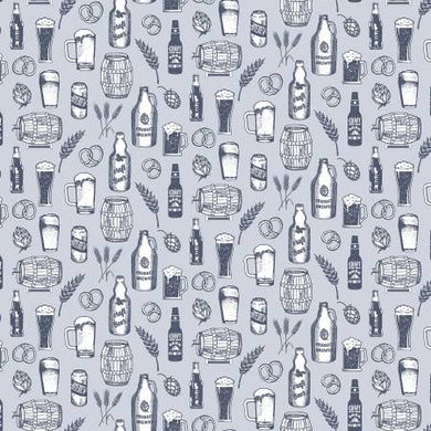 Craft Beer Cadet Dear Stella cotton fabric