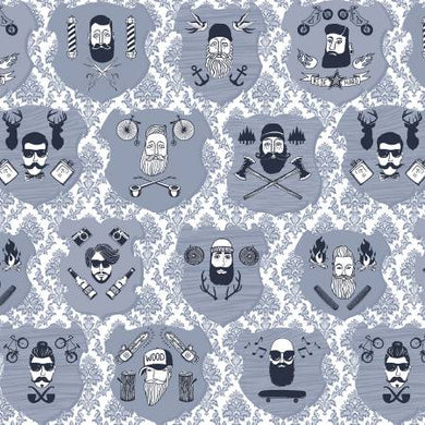 Chop It While It's Hot White by Dear Stella cotton fabric