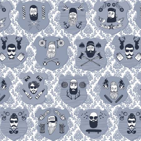 Chop It While It's Hot White by Dear Stella cotton fabric