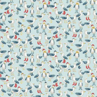 Skylight Flock Of Seagulls by Dear Stella cotton quilting fabric