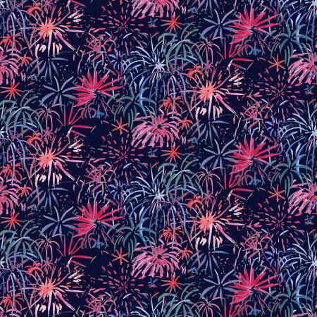 American Summer Multi Fireworks by Dear Stella cotton quilting fabric