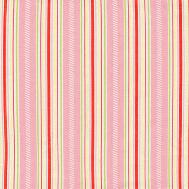 Posie Stripe Pink by Tanya Whelan Fabrics