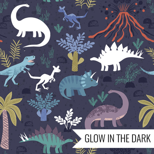 Dino Glow Volcano & Dinos Indigo by Lewis & Irene