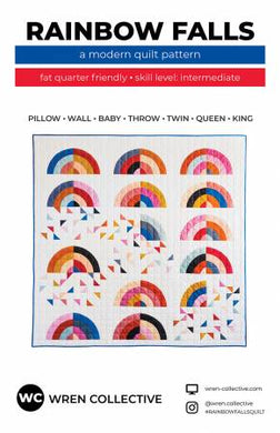 Rainbow Falls Quilt Pattern by Wren Collective
