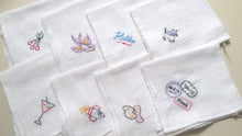 Bacon & Egg Hand Embroidered Handkerchief - Stitch Morgantown