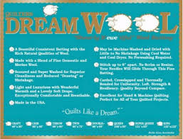 Quilters Dream Wool Batting