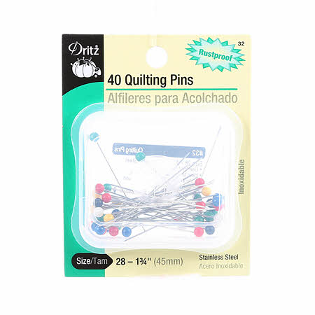 Quilting Pin Size 28 - 1 3/4in 40ct