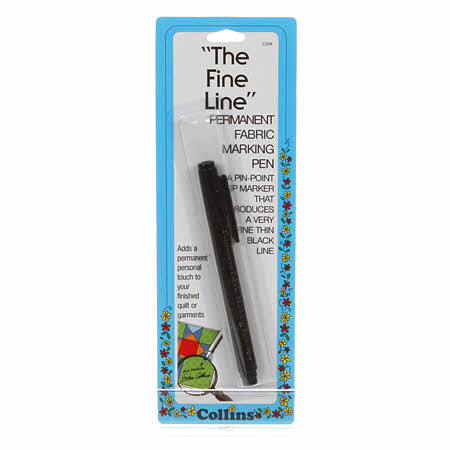 The Fine Line Black Permanent Pen