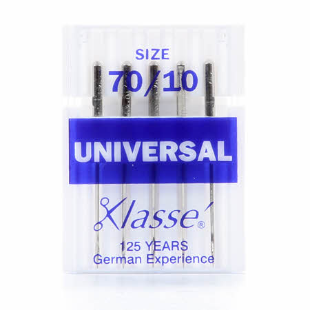 Klasse Needle Universal 70/10 Box of 5 Needles