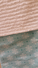 Blue Flakes and Polka Dots Christmas Stocking - Stitch Morgantown