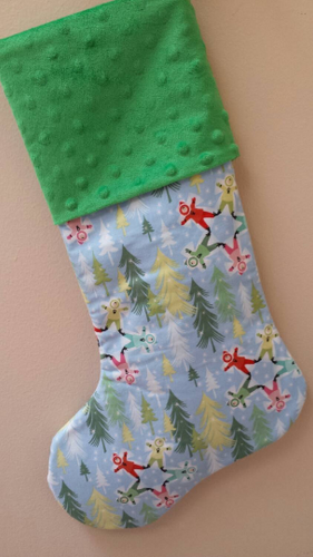Snow Angel Christmas Stocking - Stitch Morgantown