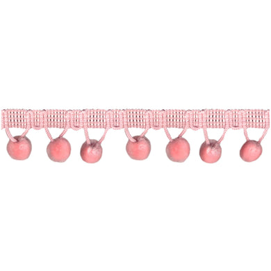 Chenille Pom Pom Trim Light Pink - Stitch Morgantown