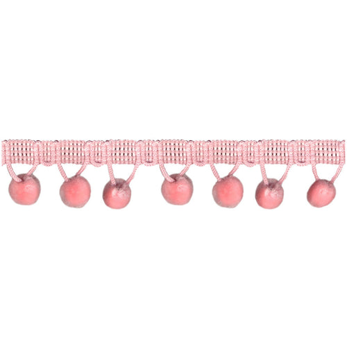 Chenille Pom Pom Trim Light Pink - Stitch Morgantown